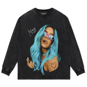 KAROL G LATIN MUSIC VINTAGE TANK TOP & TEE & LONG SLEEVE & LAYERED LS & HOODIE