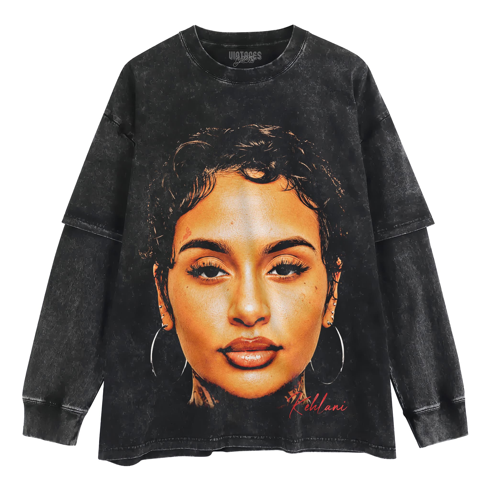 KEHLANI BIG FACE TANK TOP & TEE & LONG SLEEVE & LAYERED LS & HOODIE