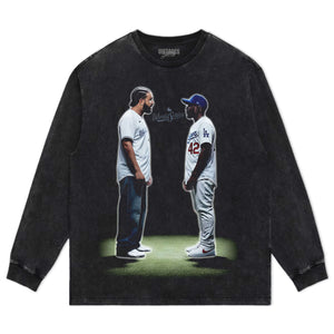 KENDRICK LAMAR VS DRAKE & LA DODGERS CHAMPIONS 2025 V2 TEE & LS & HOODIE
