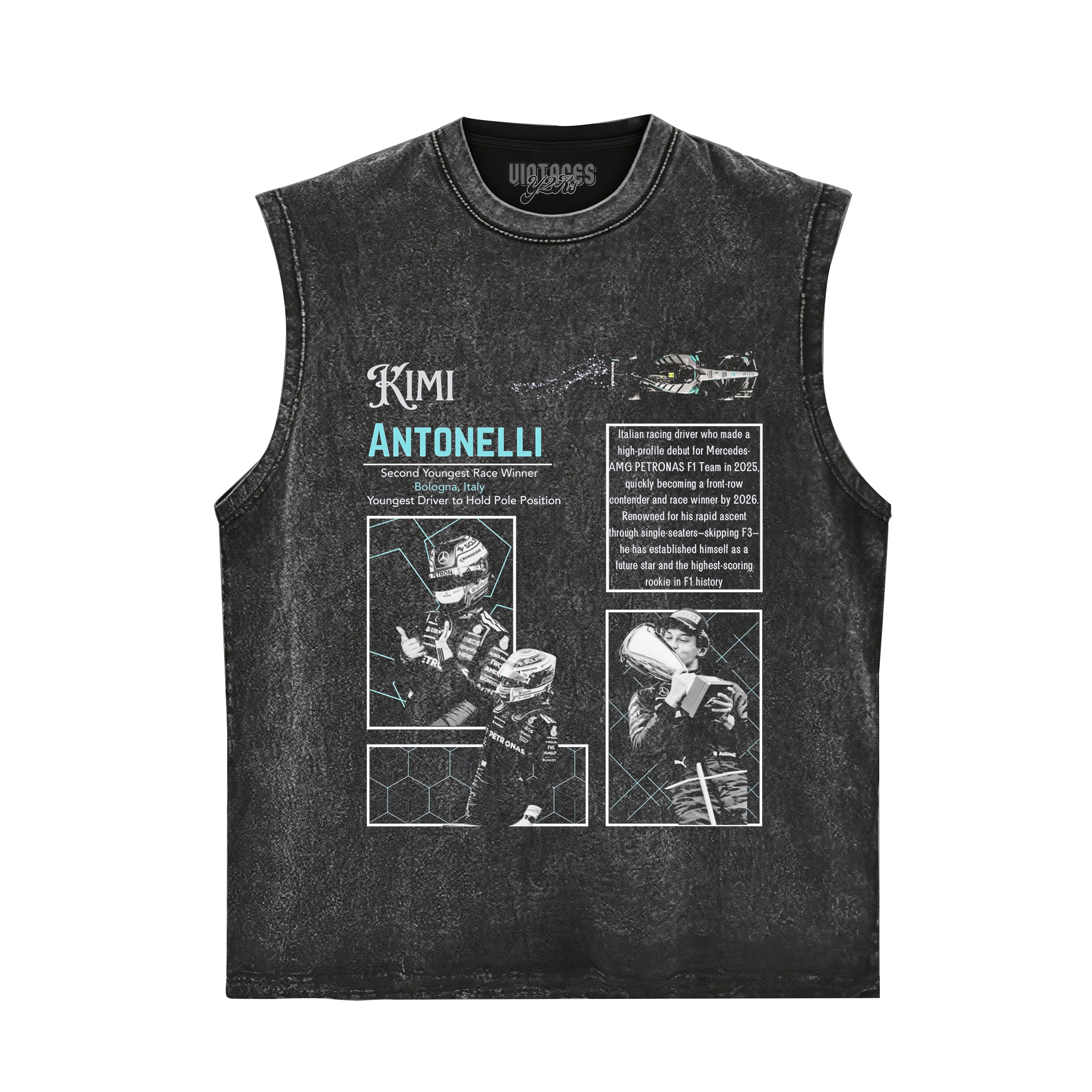 KIMI ANTONELLI 2026 V4 VINTAGE TANK TOP & TEE & LONG SLEEVE & LAYERED LS & HOODIE