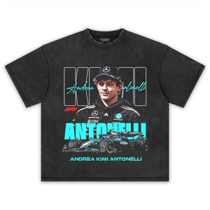 KIMI ANTONELLI 2026 V6 VINTAGE TANK TOP & TEE & LONG SLEEVE & LAYERED LS & HOODIE
