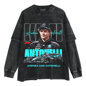 KIMI ANTONELLI 2026 V6 VINTAGE TANK TOP & TEE & LONG SLEEVE & LAYERED LS & HOODIE