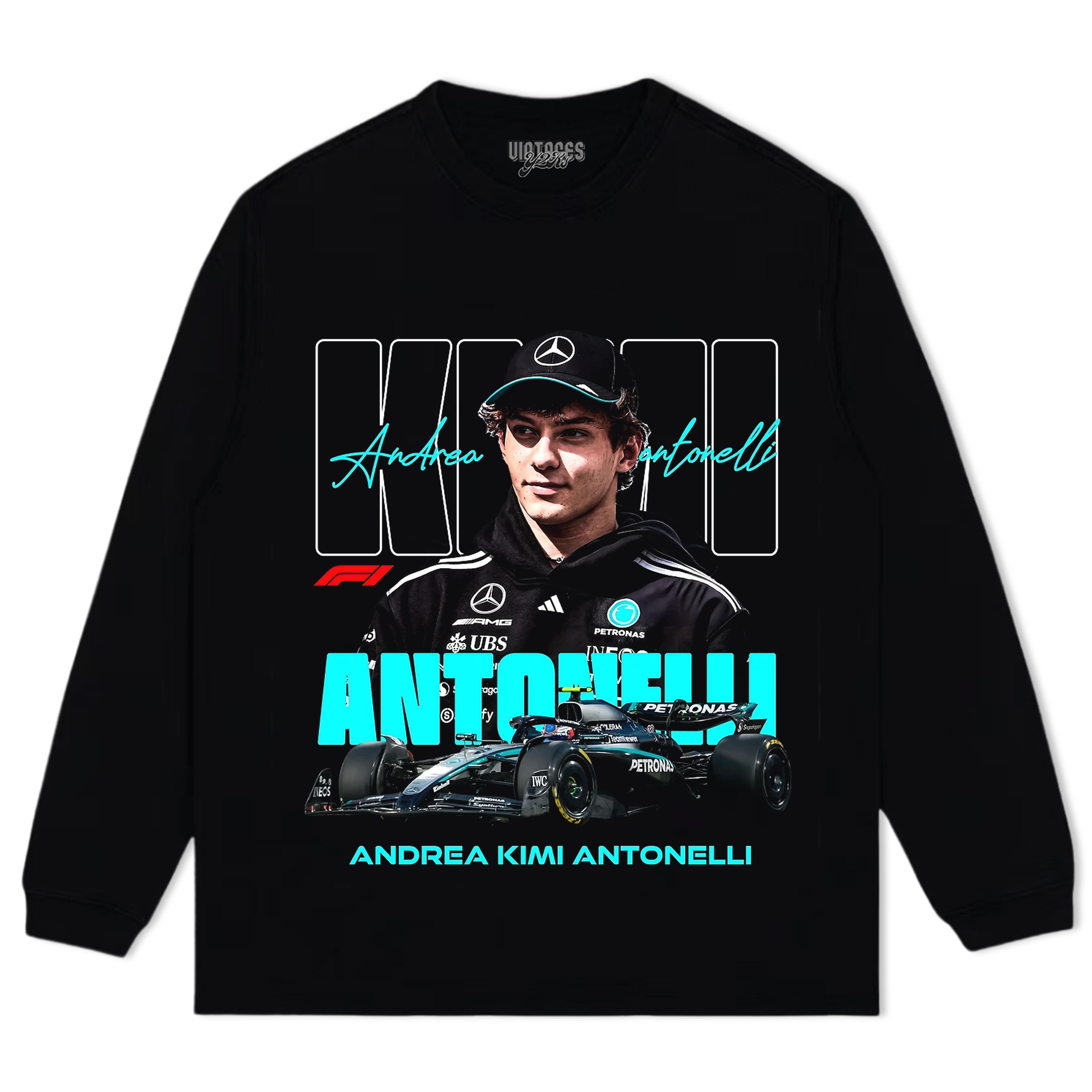 KIMI ANTONELLI 2026 V6 VINTAGE TANK TOP & TEE & LONG SLEEVE & LAYERED LS & HOODIE