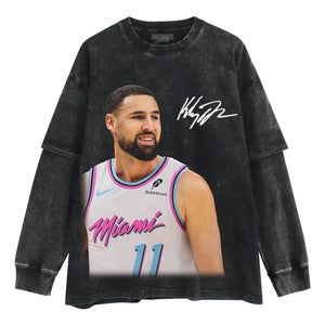 KLAY THOMPSON - MIAMI HEAT TANK TOP & TEE & LONG SLEEVE & LAYERED LS & HOODIE