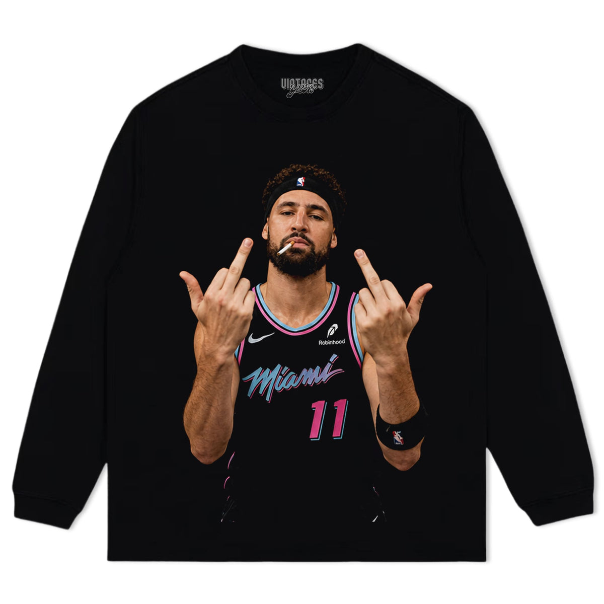 KLAY THOMPSON - MIDDLE FINGER TANK TOP & TEE & LONG SLEEVE & LAYERED LS & HOODIE
