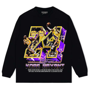 KOBE BRYANT BLACK MAMBA VINTAGE TEE & LS & HOODIE