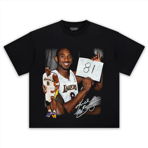 KOBE BRYANT 81 V2 TEE  & LS & HOODIE