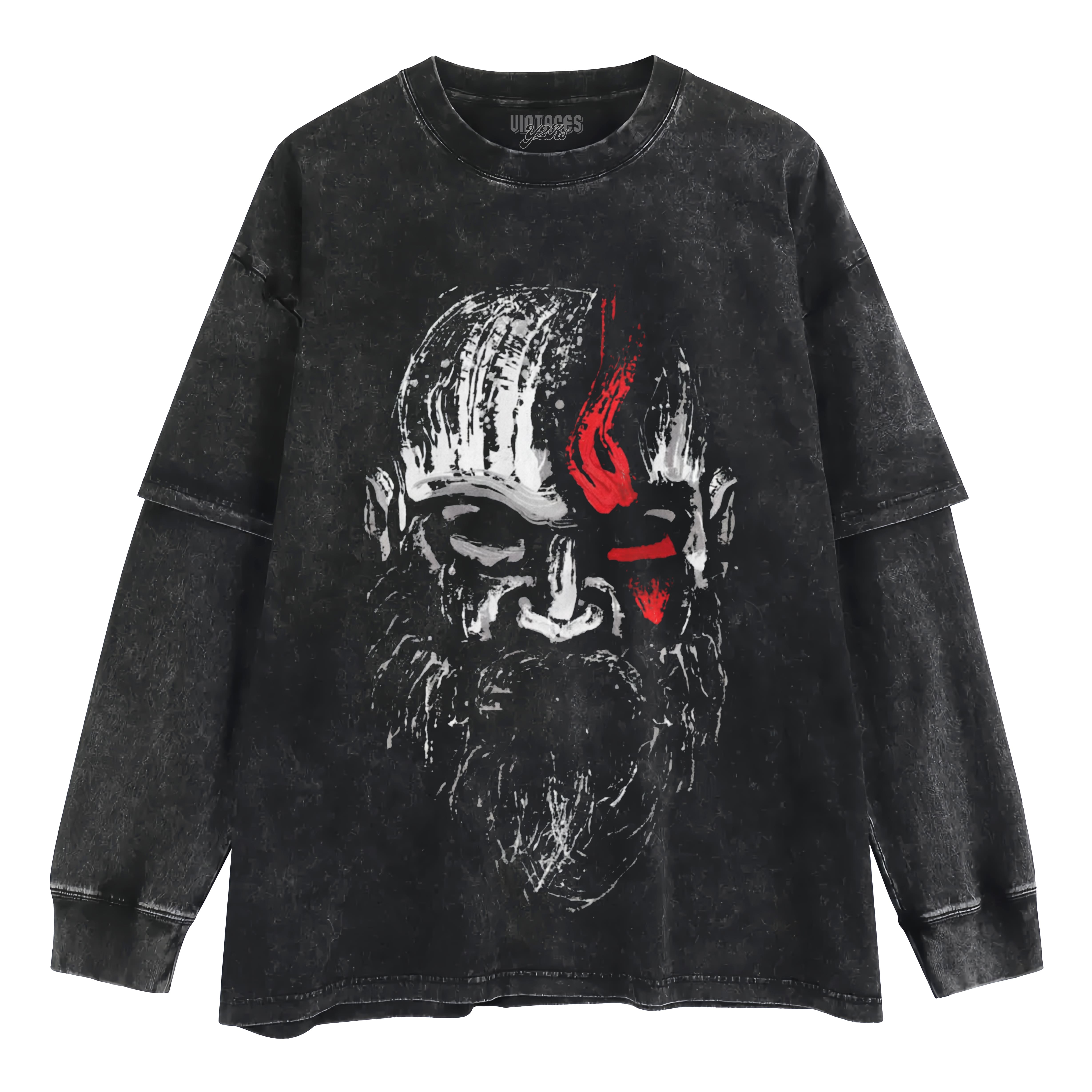 KRATOS GOD OF WAR V3 TANK TOP & TEE & LONG SLEEVE & LAYERED LS & HOODIE