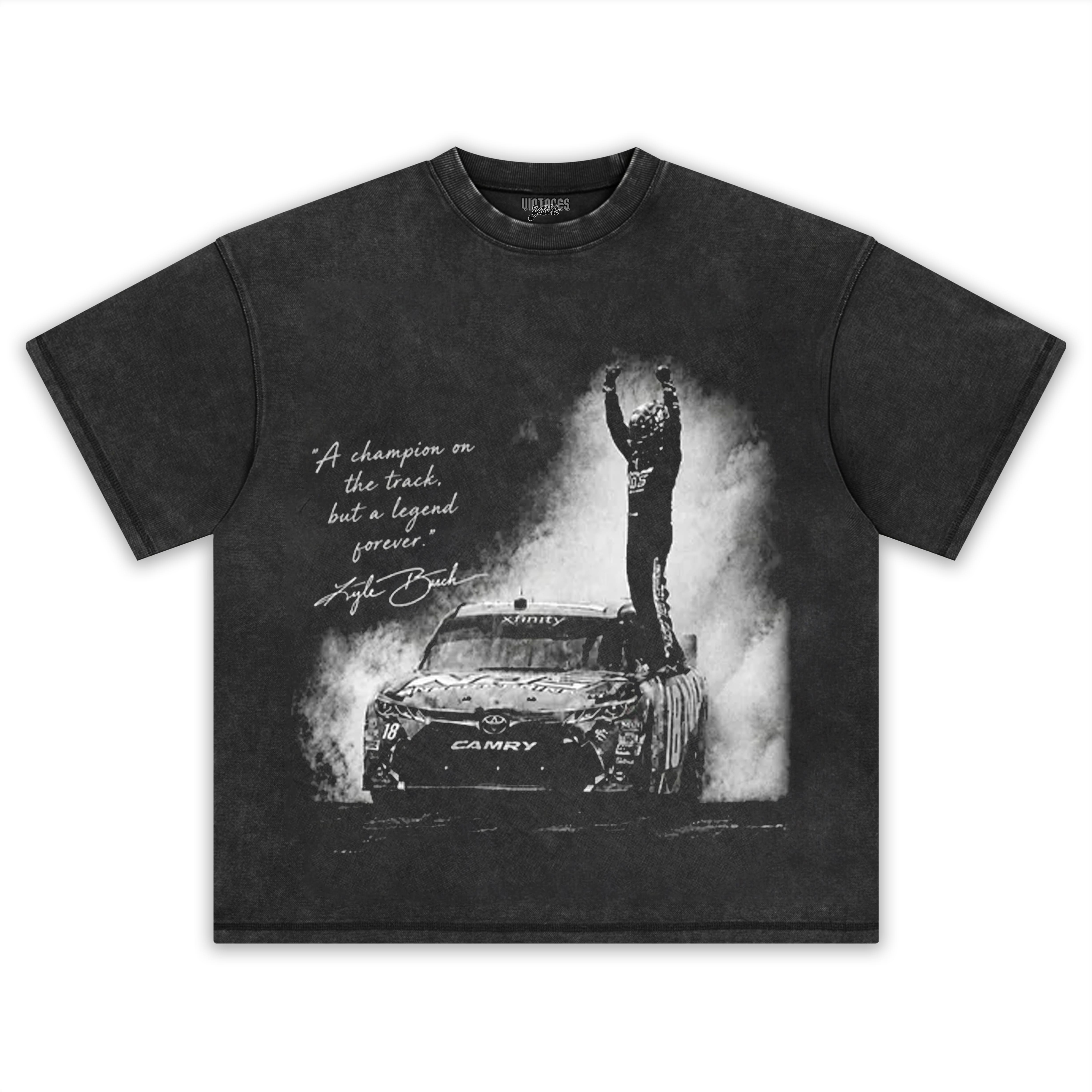 KYLE BUSCH - FOREVER ROWDY V2 TANK TOP & TEE & LONG SLEEVE & LAYERED LS & HOODIE