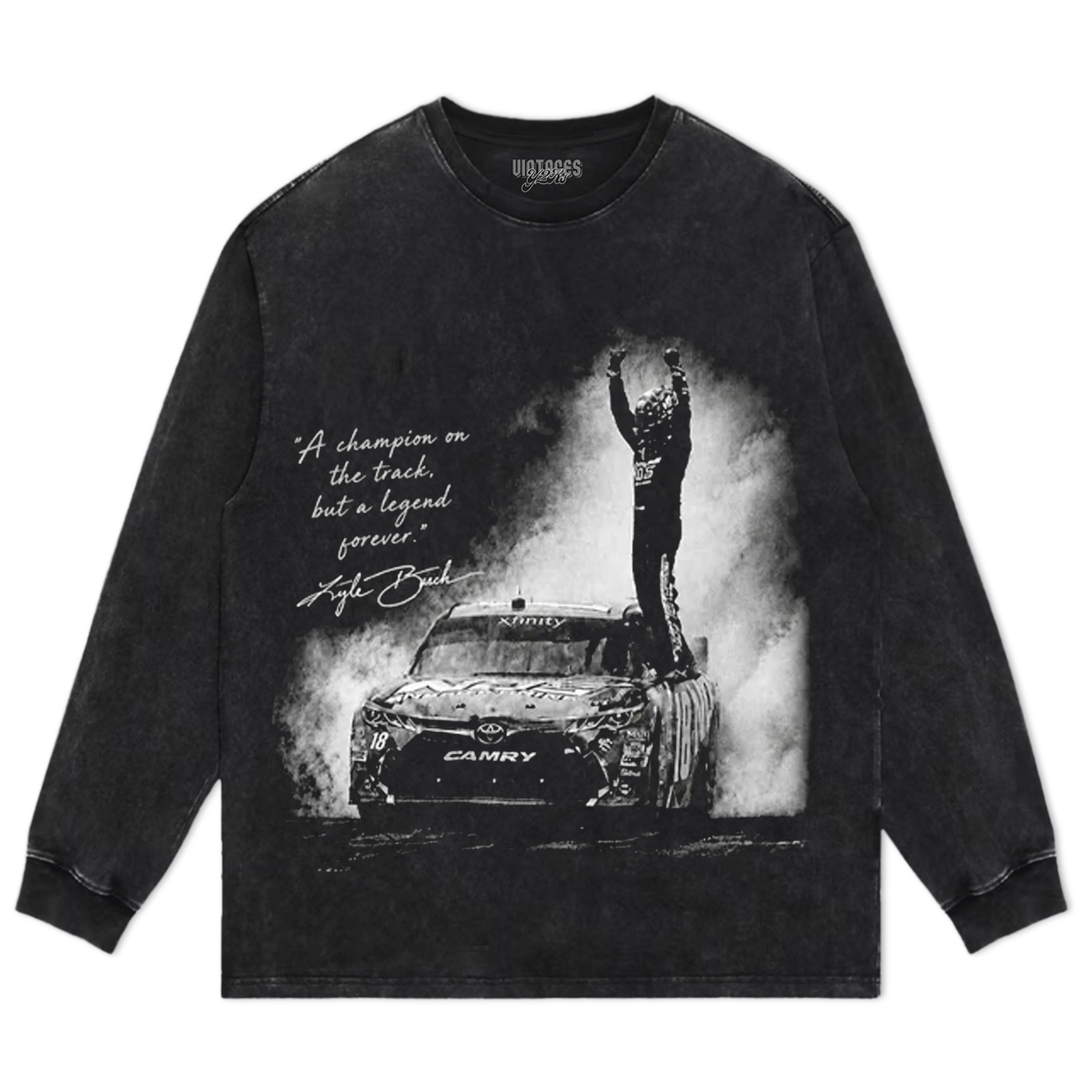 KYLE BUSCH - FOREVER ROWDY V2 TANK TOP & TEE & LONG SLEEVE & LAYERED LS & HOODIE