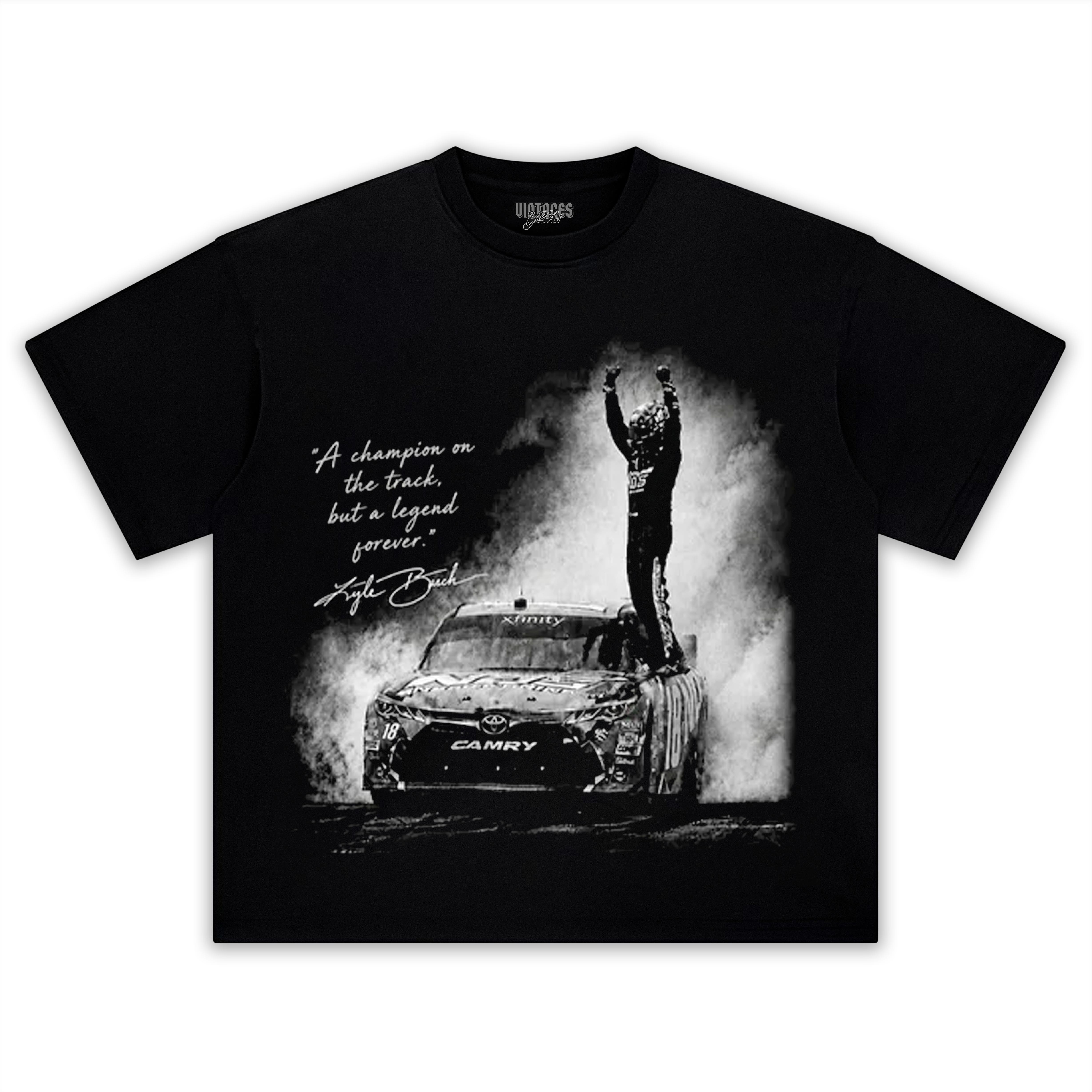 KYLE BUSCH - FOREVER ROWDY V2 TANK TOP & TEE & LONG SLEEVE & LAYERED LS & HOODIE