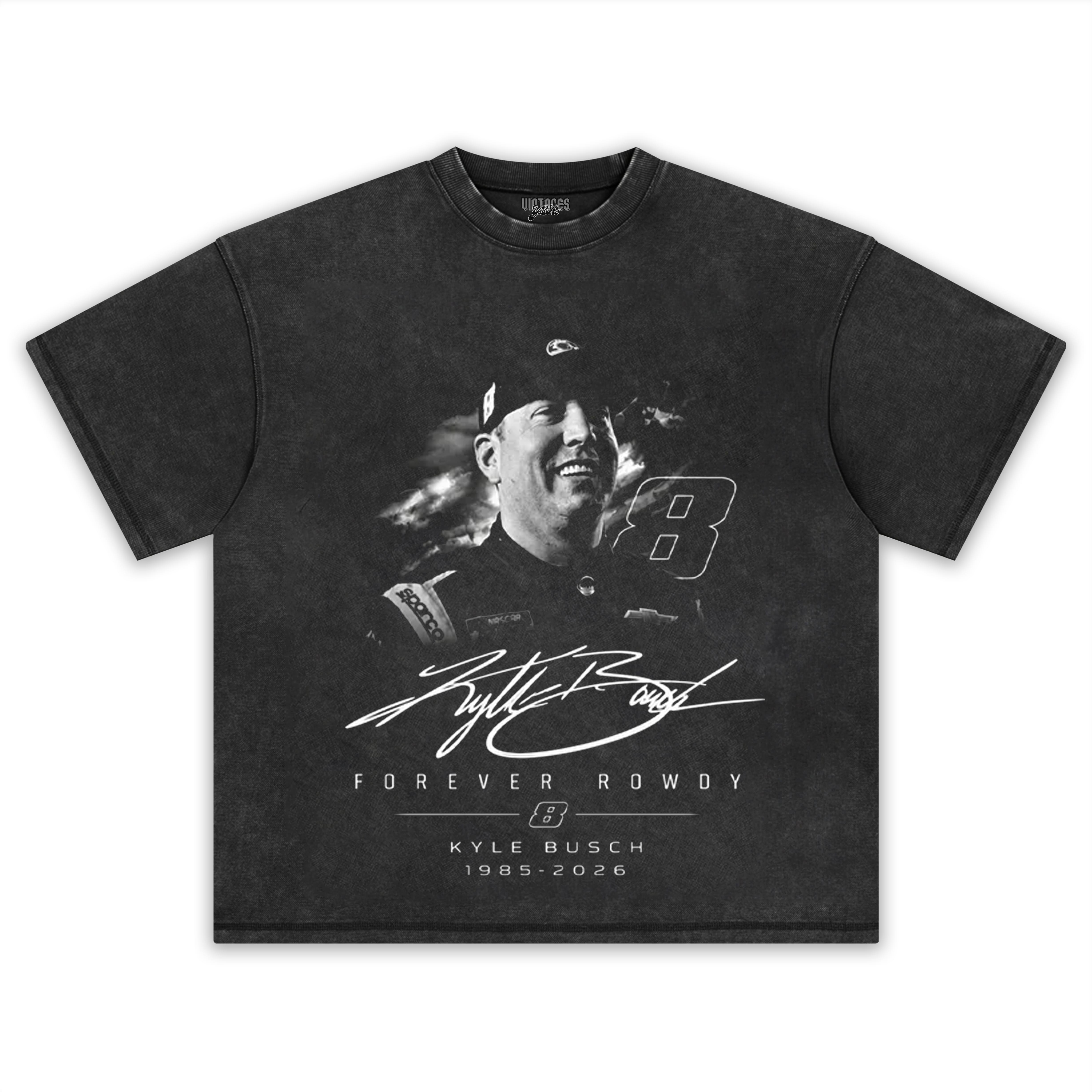 KYLE BUSCH - FOREVER ROWDY V3 TANK TOP & TEE & LONG SLEEVE & LAYERED LS & HOODIE