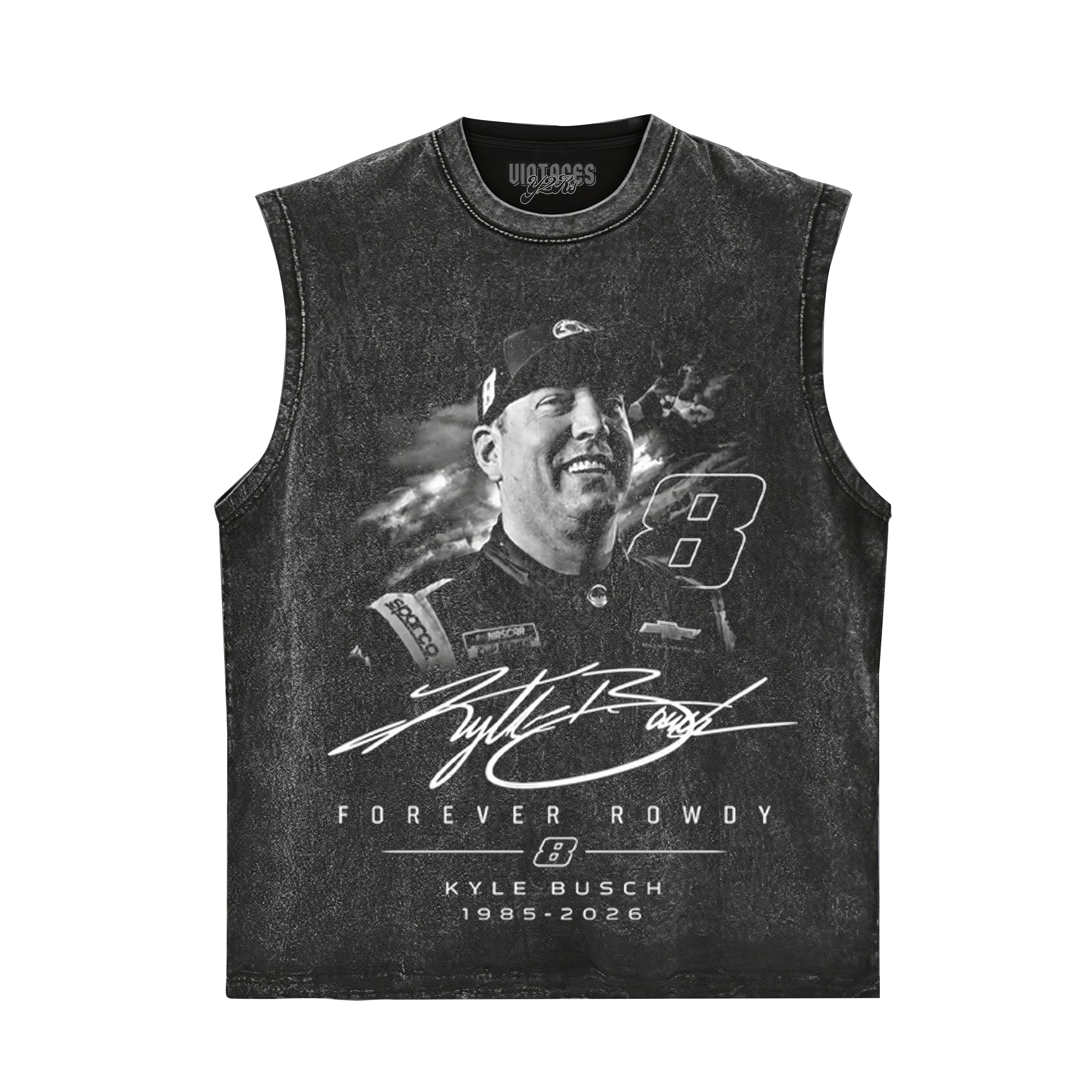 KYLE BUSCH - FOREVER ROWDY V3 TANK TOP & TEE & LONG SLEEVE & LAYERED LS & HOODIE