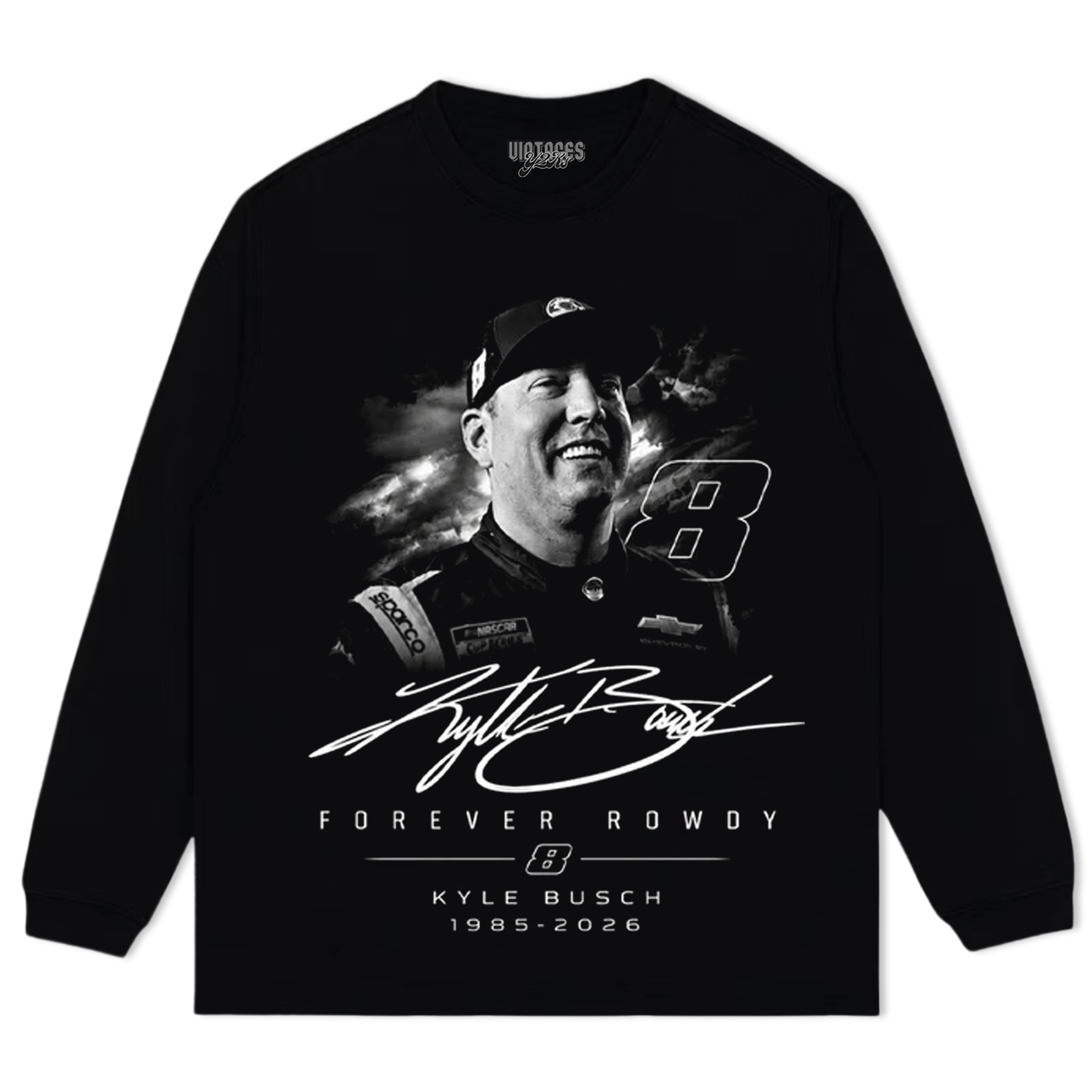 KYLE BUSCH - FOREVER ROWDY V3 TANK TOP & TEE & LONG SLEEVE & LAYERED LS & HOODIE