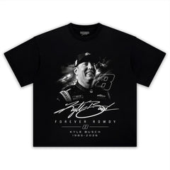 KYLE BUSCH - FOREVER ROWDY V3 TANK TOP & TEE & LONG SLEEVE & LAYERED LS & HOODIE