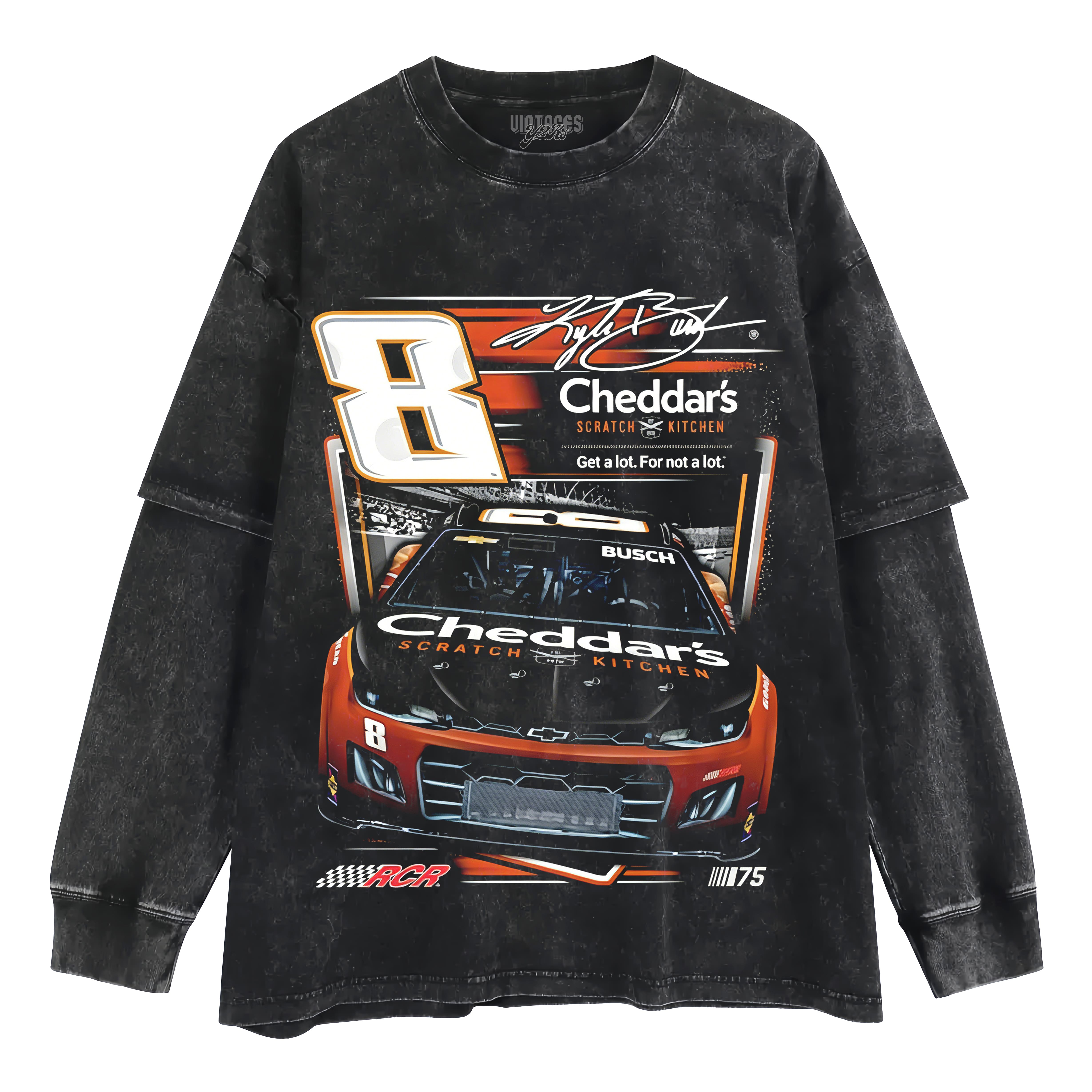 KYLE BUSCH CHEDDAR'S DOMINATOR TANK TOP & TEE & LONG SLEEVE & LAYERED LS & HOODIE
