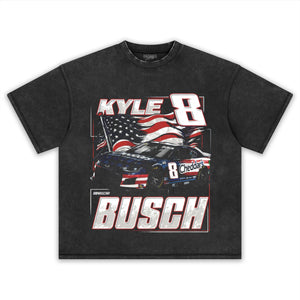 KYLE BUSCH PATRIOTIC PAINT TANK TOP & TEE & LONG SLEEVE & LAYERED LS & HOODIE