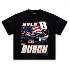 KYLE BUSCH PATRIOTIC PAINT TANK TOP & TEE & LONG SLEEVE & LAYERED LS & HOODIE