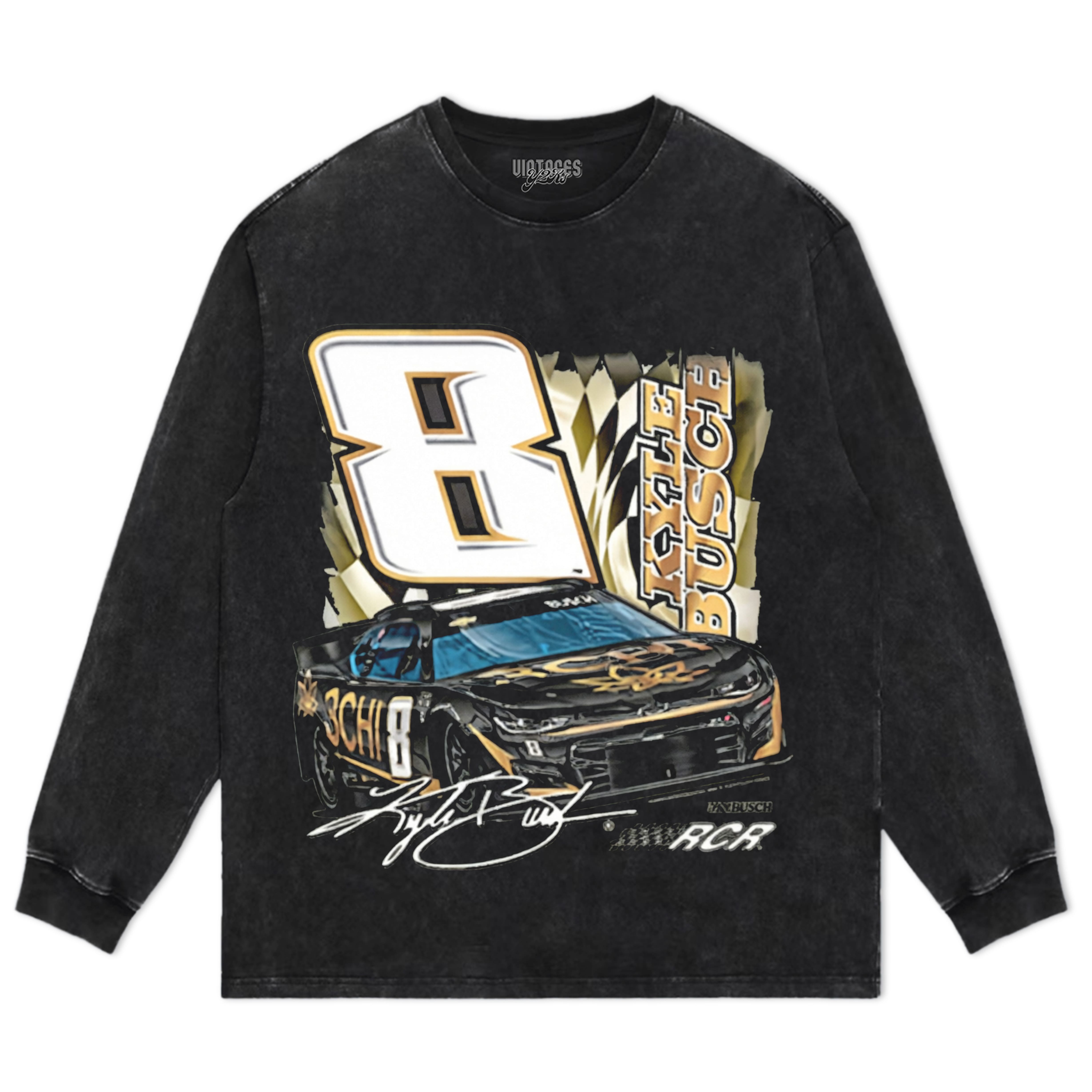 KYLE BUSCH RACING 3CHI CAR TANK TOP & TEE & LONG SLEEVE & LAYERED LS & HOODIE
