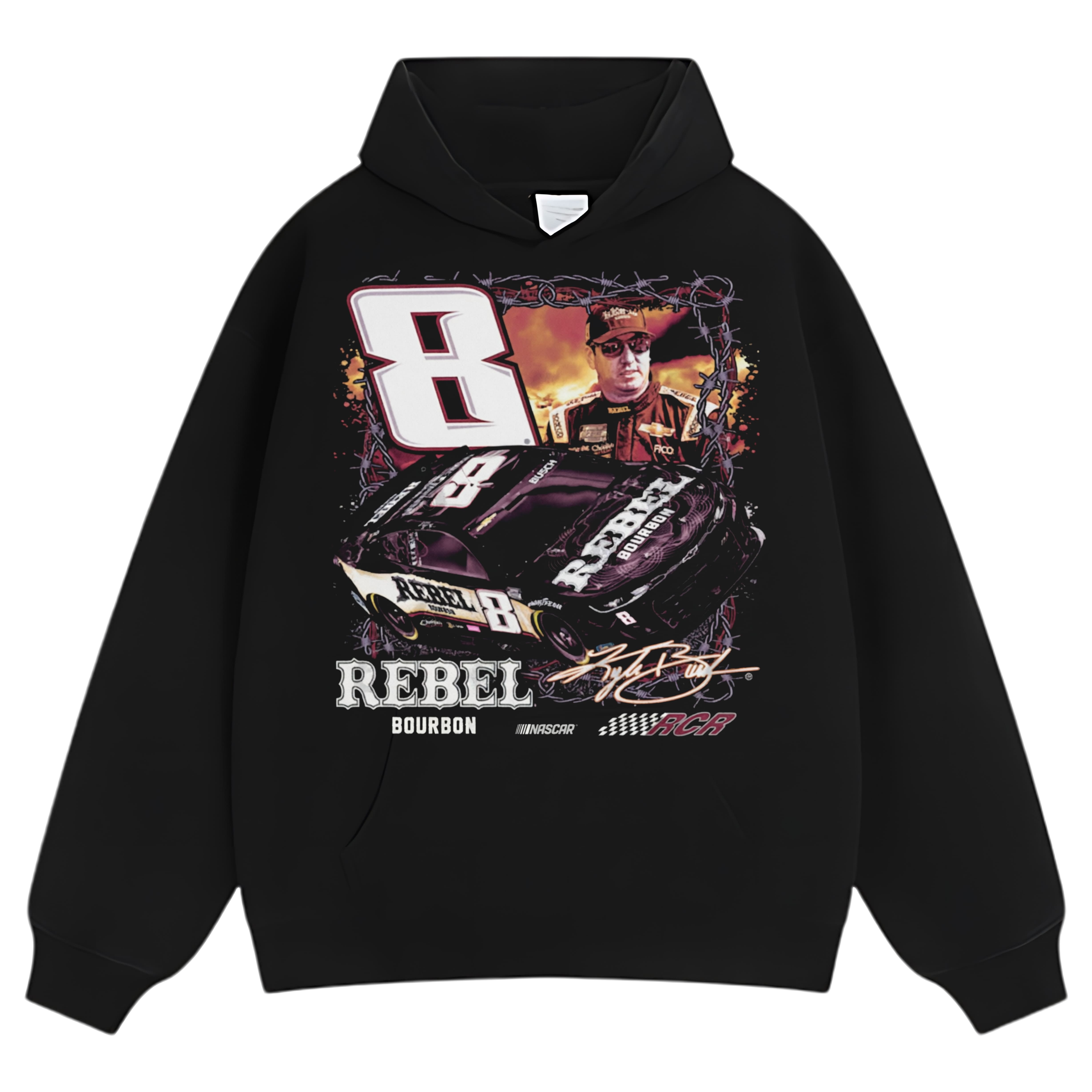 KYLE BUSCH REBEL BOURBON TANK TOP & TEE & LONG SLEEVE & LAYERED LS & HOODIE