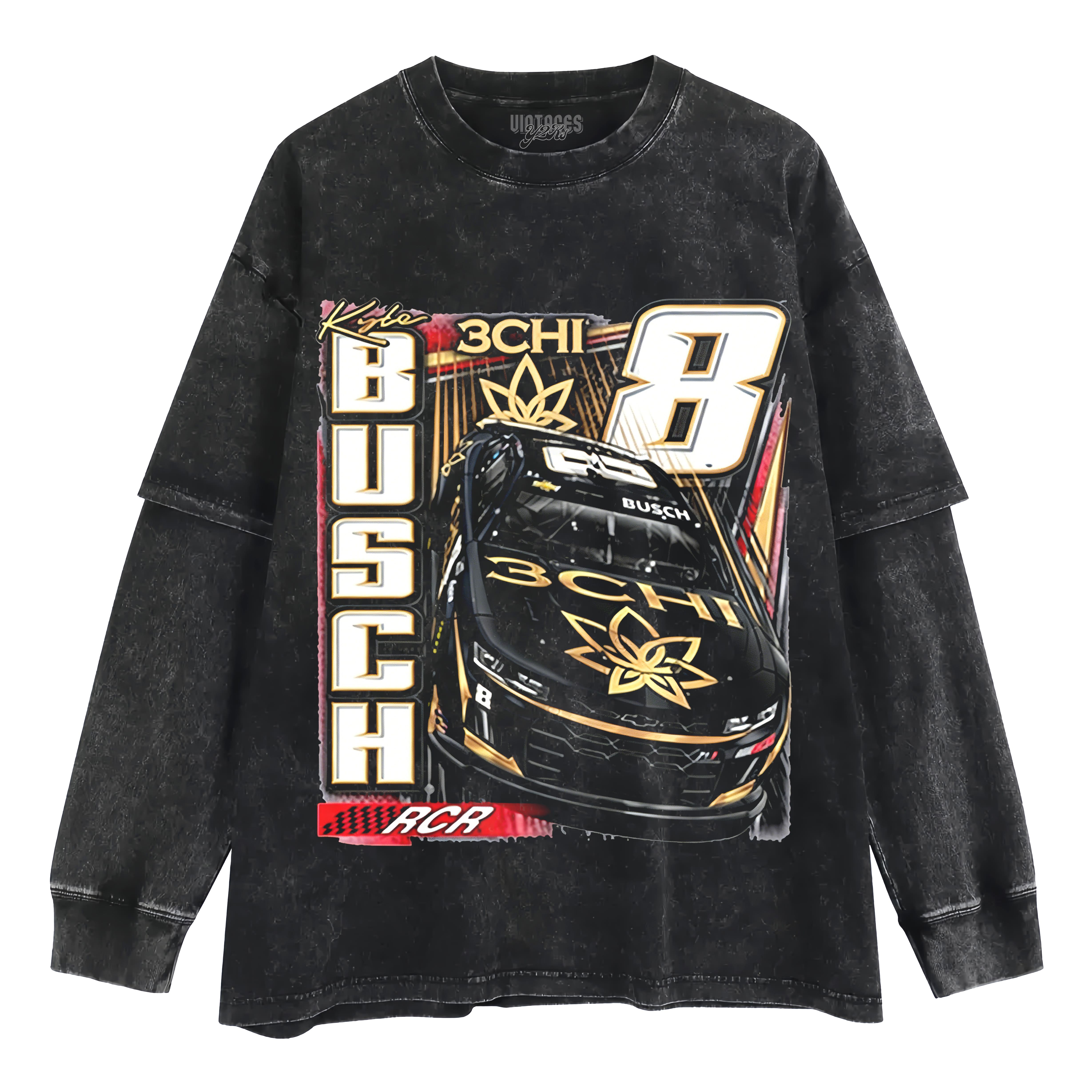 KYLE BUSCH RICHARD RACING TEAM 3CHI TANK TOP & TEE & LONG SLEEVE & LAYERED LS & HOODIE