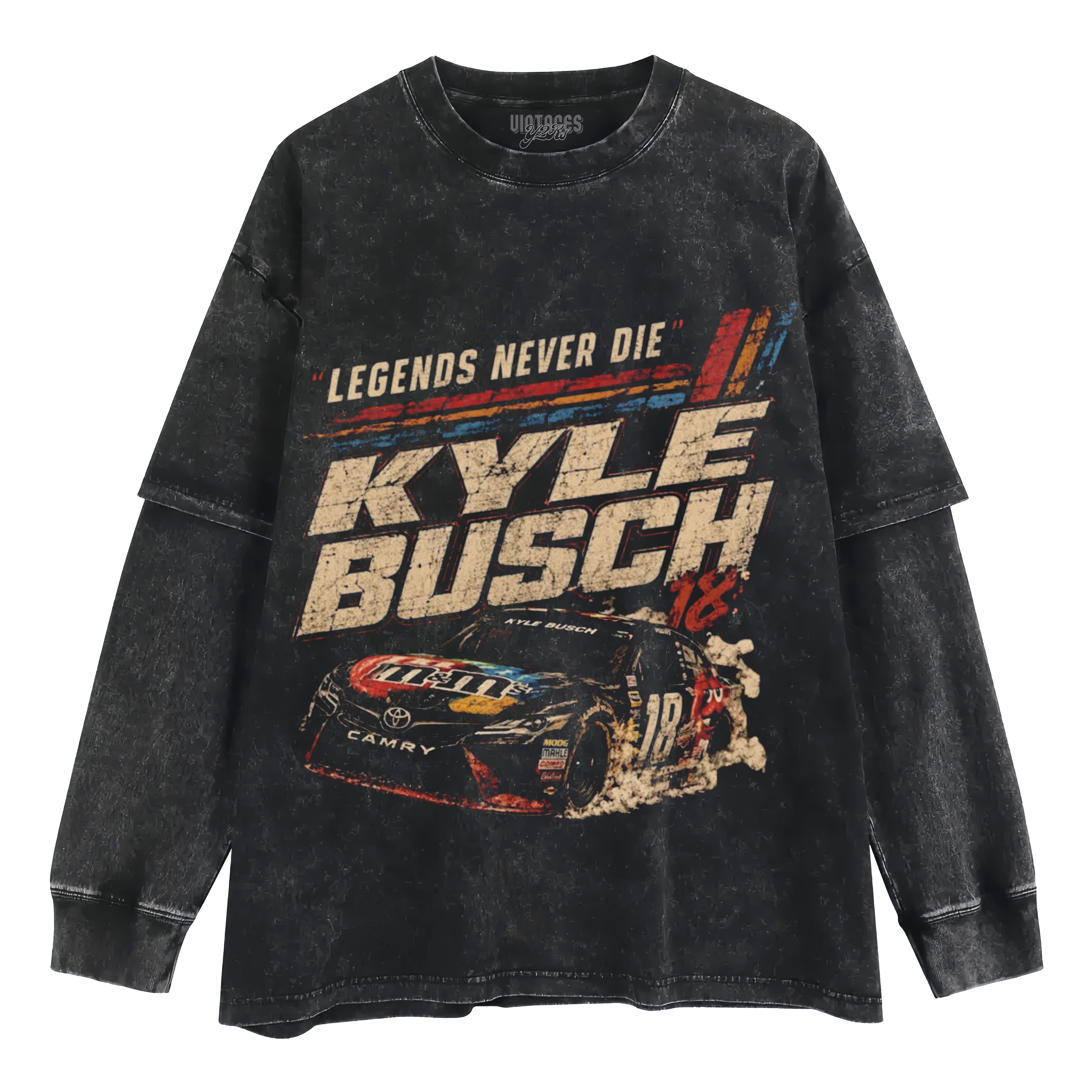 KYLE BUSCH TANK TOP & TEE & LONG SLEEVE & LAYERED LS & HOODIE