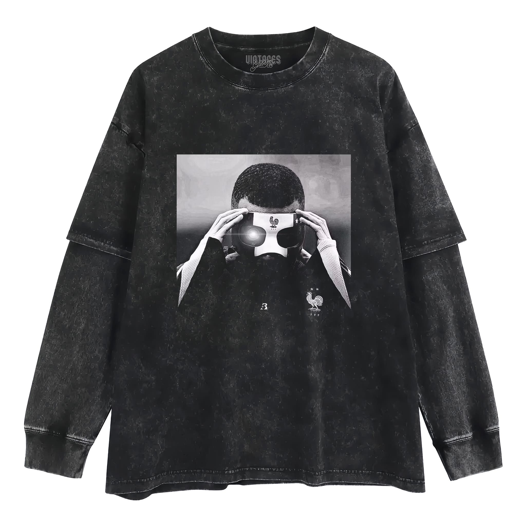 KYLIAN MBAPPÉ - FRANCE V4 TANK TOP & TEE & LONG SLEEVE & LAYERED LS & HOODIE