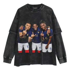 KYLIAN MBAPPÉ & MICHAEL OLISE & RAYAN CHERKI & AURÉLIEN TCHOUAMÉNI TANK TOP & TEE & LONG SLEEVE & LAYERED LS & HOODIE