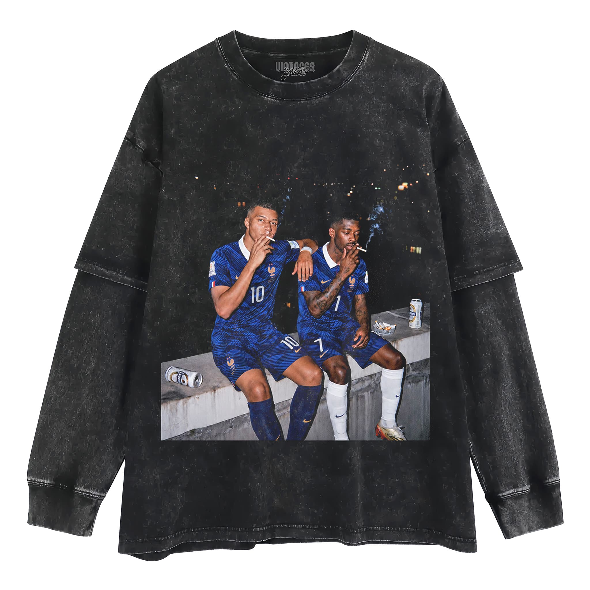 KYLIAN MBAPPE & OUSMANE DEMBELE 2026 VINTAGE TANK TOP & TEE & LONG SLEEVE & LAYERED LS & HOODIE