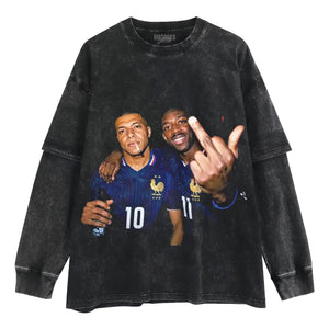 KYLIAN MBAPPÉ & OUSMANE DEMBÉLÉ FRANCE 2026 TANK TOP & TEE & LONG SLEEVE & LAYERED LS & HOODIE