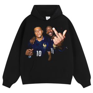 KYLIAN MBAPPÉ & OUSMANE DEMBÉLÉ FRANCE 2026 TANK TOP & TEE & LONG SLEEVE & LAYERED LS & HOODIE