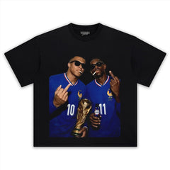 KYLIAN MBAPPÉ & OUSMANE DEMBÉLÉ FRANCE 2026 V2 TANK TOP & TEE & LONG SLEEVE & LAYERED LS & HOODIE