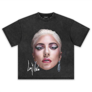 LADY GAGA 2025 BIG FACE TEE