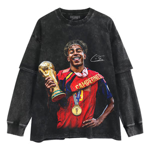 LAMINE YAMAL - THE HEIR TANK TOP & TEE & LONG SLEEVE & LAYERED LS & HOODIE