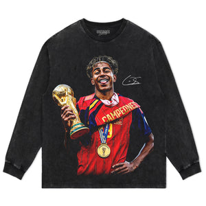 LAMINE YAMAL - THE HEIR TANK TOP & TEE & LONG SLEEVE & LAYERED LS & HOODIE