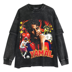 LAMINE YAMAL 2026 VINTAGE TANK TOP & TEE & LONG SLEEVE & LAYERED LS & HOODIE