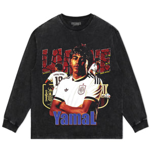 LAMINE YAMAL 2026 VINTAGE V4 TANK TOP & TEE & LONG SLEEVE & LAYERED LS & HOODIE