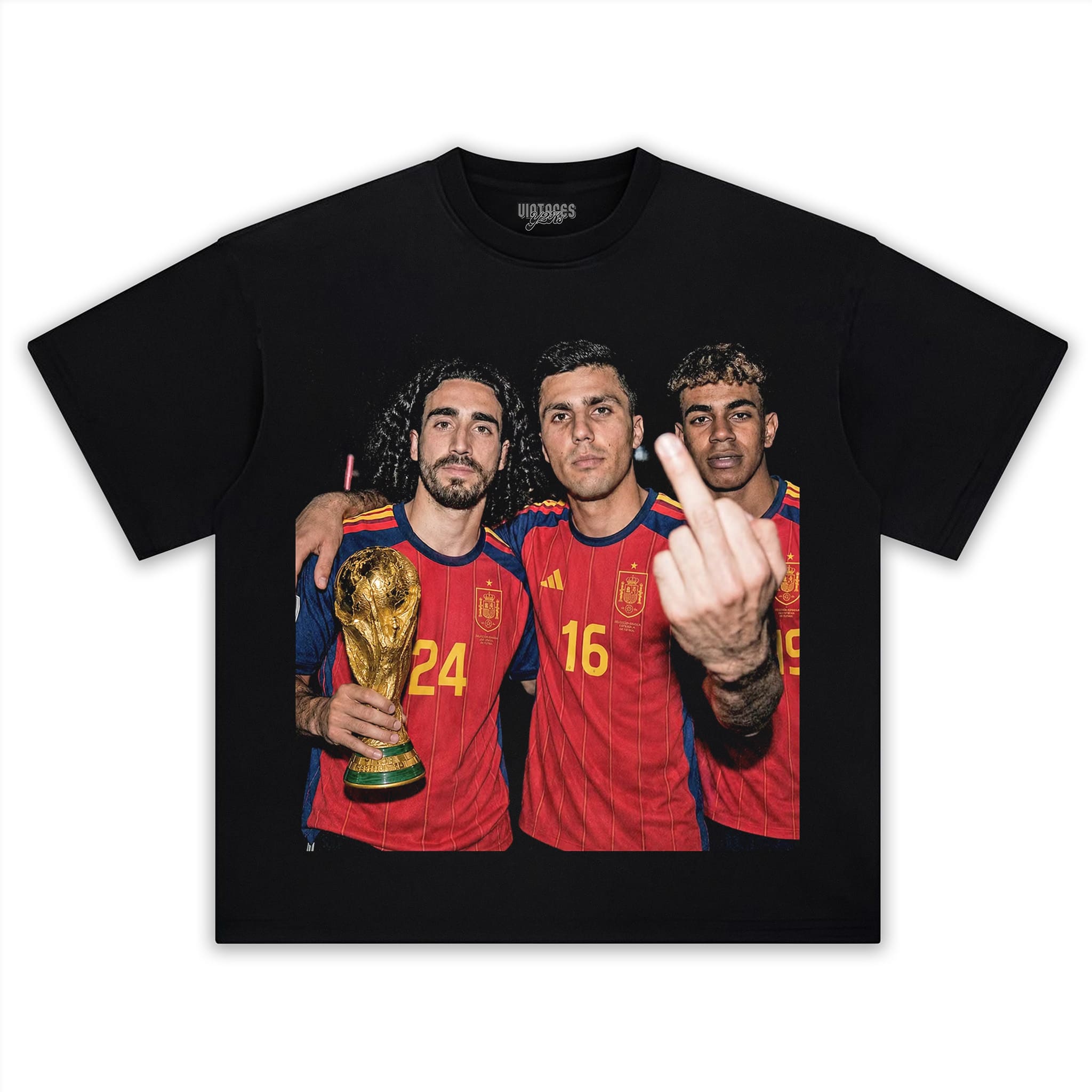 LAMINE YAMAL & MARC CUCURELLA & RODRI FIFA 2026 CHAMPION TANK TOP & TEE & LONG SLEEVE & LAYERED LS & HOODIE
