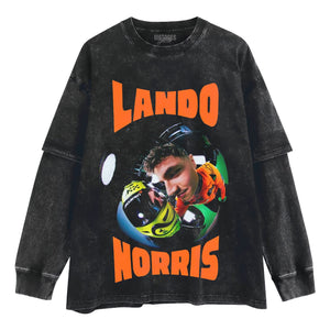 LANDO NORRIS VINTAGE TANK TOP & TEE & LONG SLEEVE & LAYERED LS & HOODIE