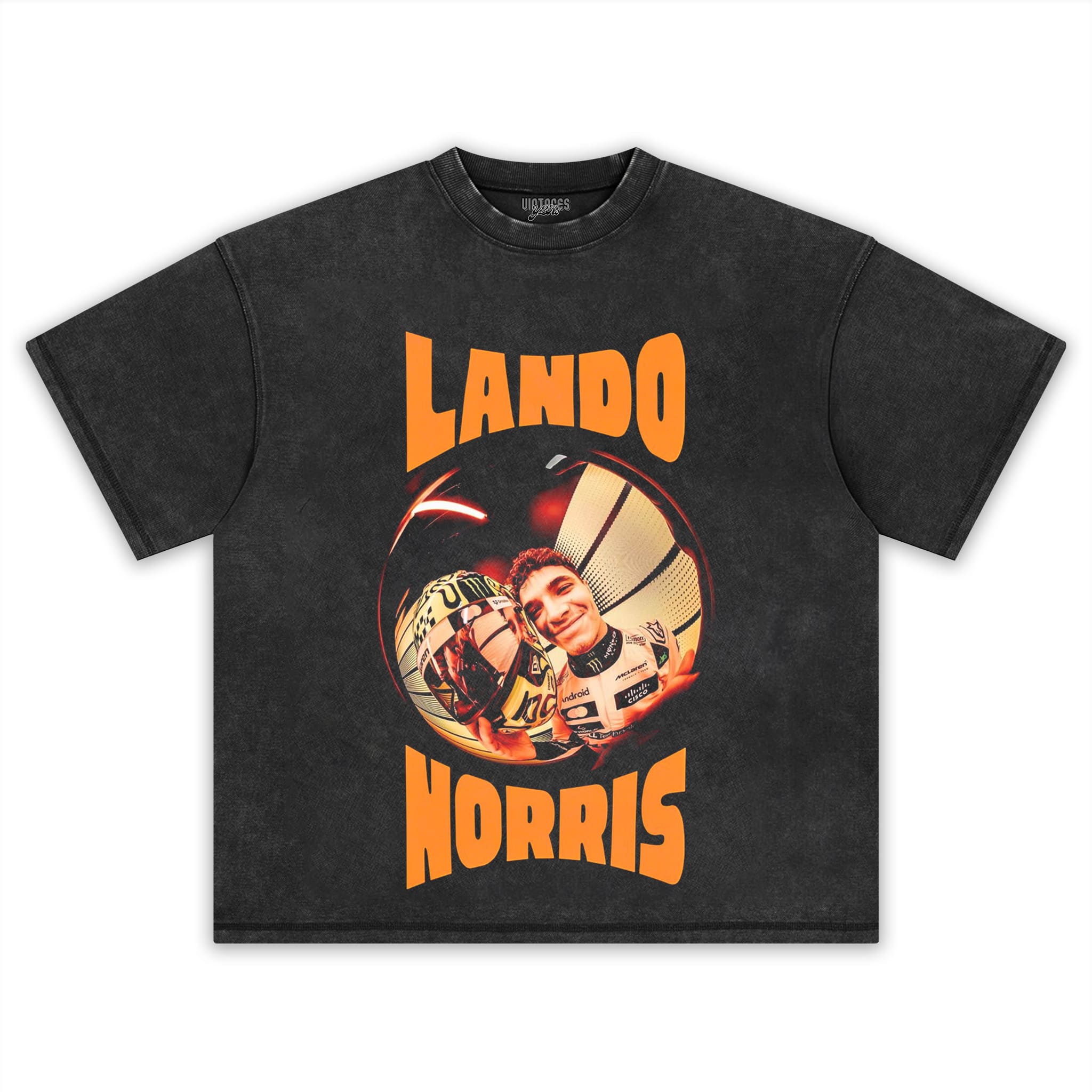 LANDO NORRIS VINTAGE V2 TANK TOP & TEE & LONG SLEEVE & LAYERED LS & HOODIE