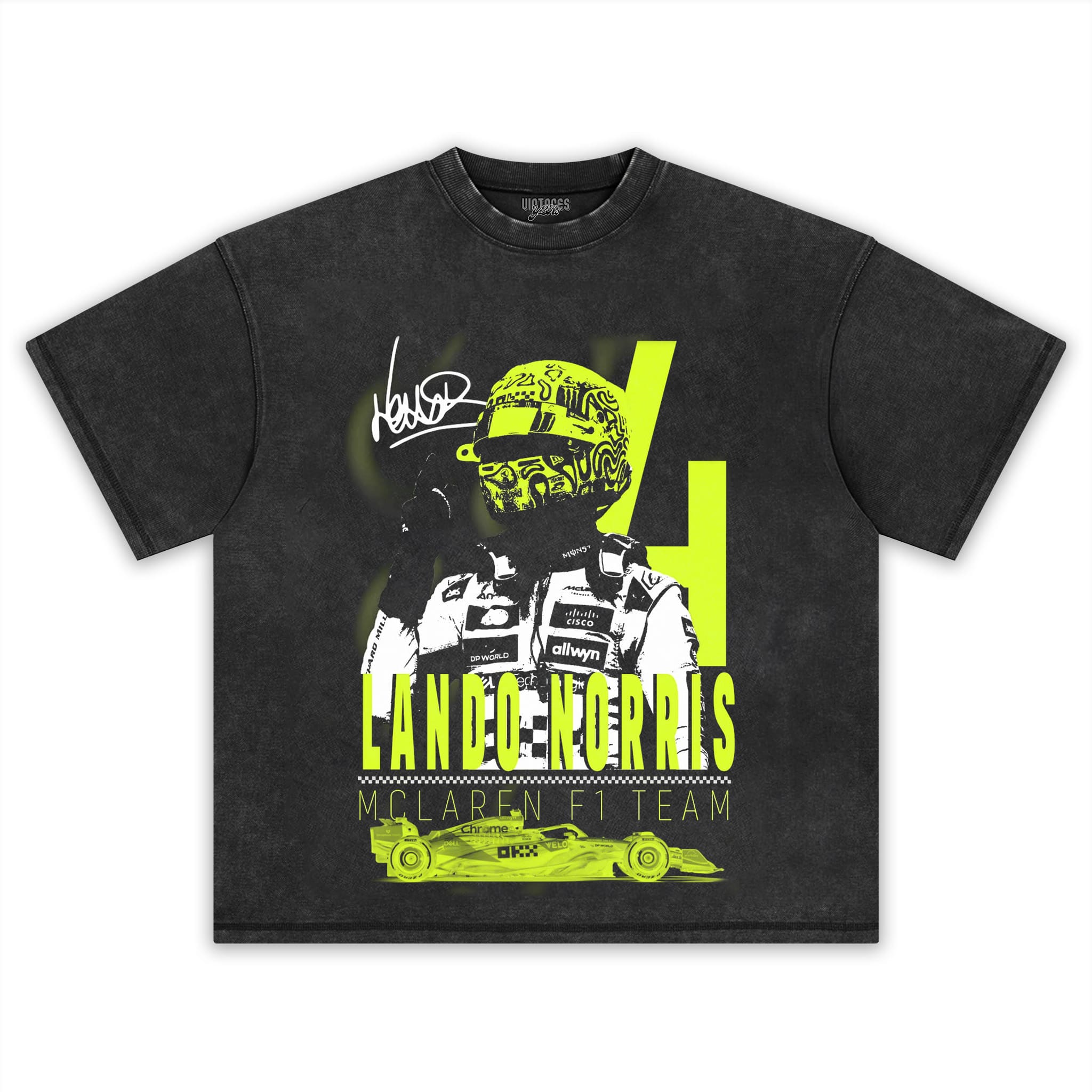 LANDO NORRIS VINTAGE V3 TANK TOP & TEE & LONG SLEEVE & LAYERED LS & HOODIE
