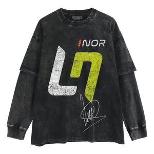 LANDO NORRIS VINTAGE V4 TANK TOP & TEE & LONG SLEEVE & LAYERED LS & HOODIE