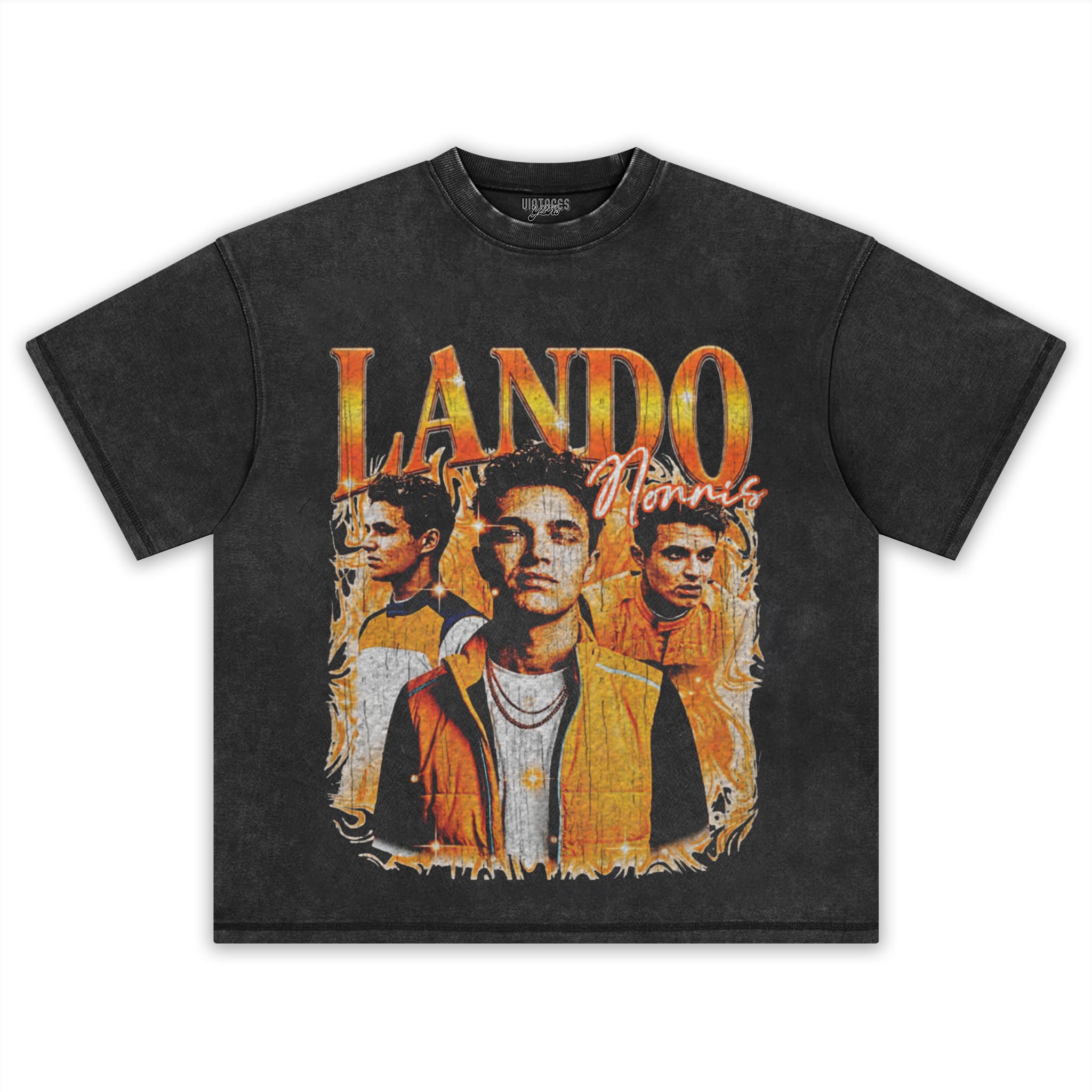 LANDO NORRIS VINTAGE V5 TANK TOP & TEE & LONG SLEEVE & LAYERED LS & HOODIE