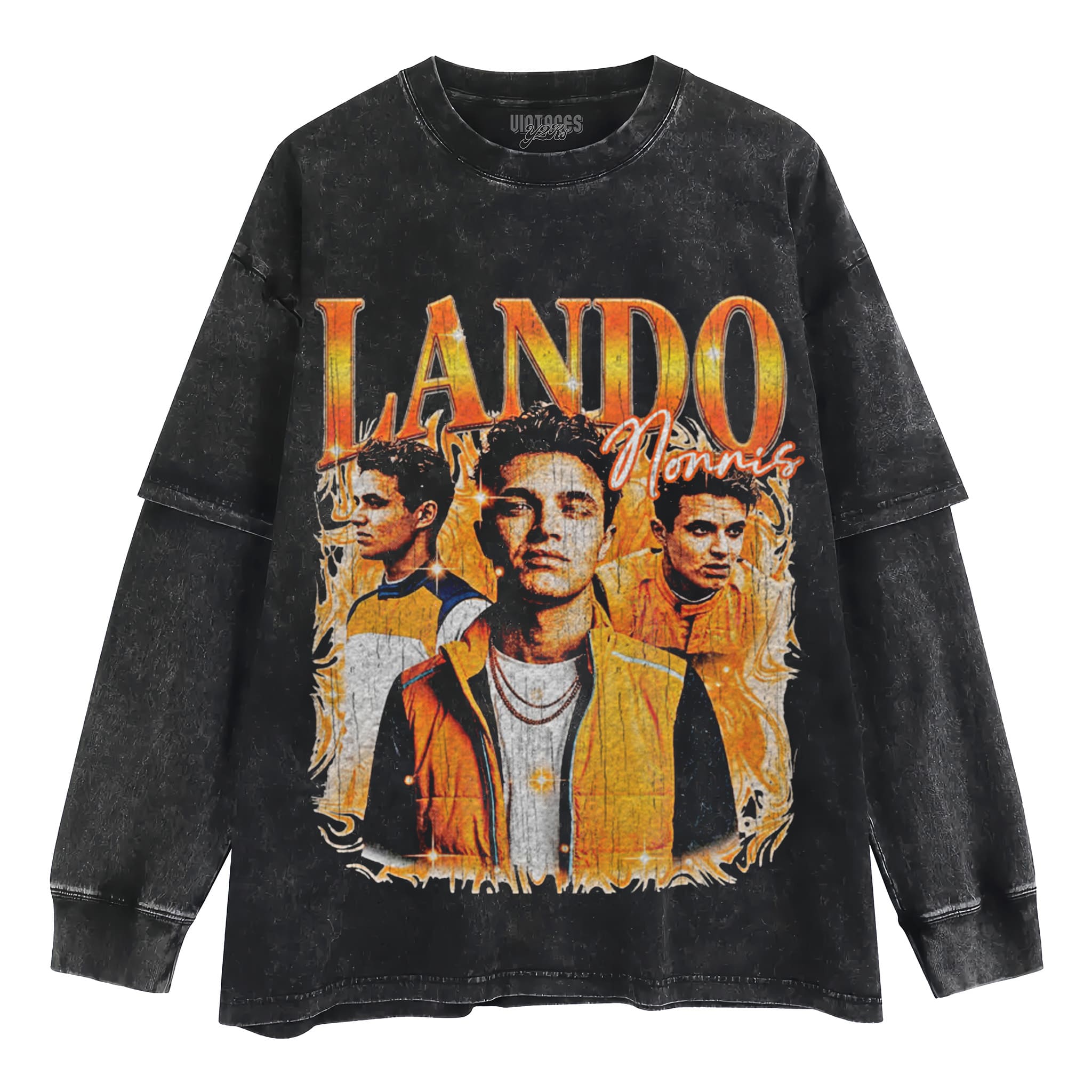 LANDO NORRIS VINTAGE V5 TANK TOP & TEE & LONG SLEEVE & LAYERED LS & HOODIE
