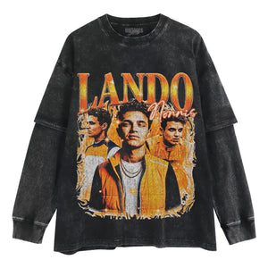 LANDO NORRIS VINTAGE V5 TANK TOP & TEE & LONG SLEEVE & LAYERED LS & HOODIE