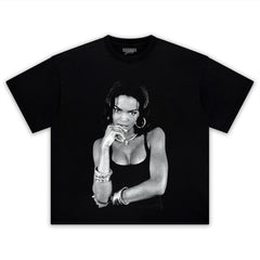 LAURYN HILL 80S 90S VINTAGE LOOK TANK TOP & TEE & LONG SLEEVE & LAYERED LS & HOODIE