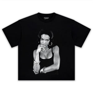 LAURYN HILL 80S 90S VINTAGE LOOK TANK TOP & TEE & LONG SLEEVE & LAYERED LS & HOODIE