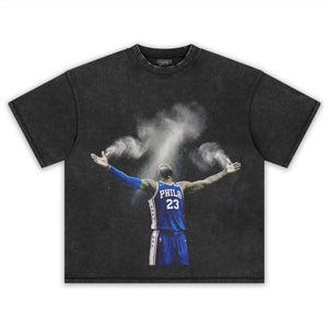 LBJ PHILADELPHIA 76ERS GRAPHIC TANK TOP & TEE & LONG SLEEVE & LAYERED LS & HOODIE