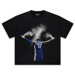 LBJ PHILADELPHIA 76ERS GRAPHIC TANK TOP & TEE & LONG SLEEVE & LAYERED LS & HOODIE