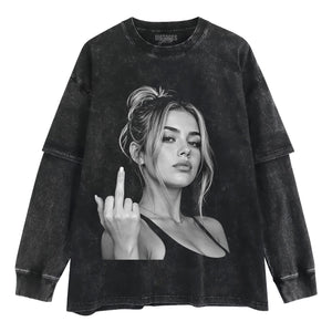 LEAH HALTON TANK TOP & TEE & LONG SLEEVE & LAYERED LS & HOODIE